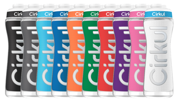 22oz. Grip Squeeze Plastic Bottle & Sport Lid D5